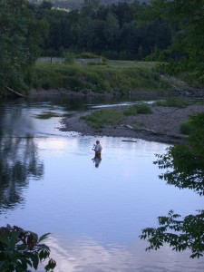 Fly Fishing, Colebrook, NH